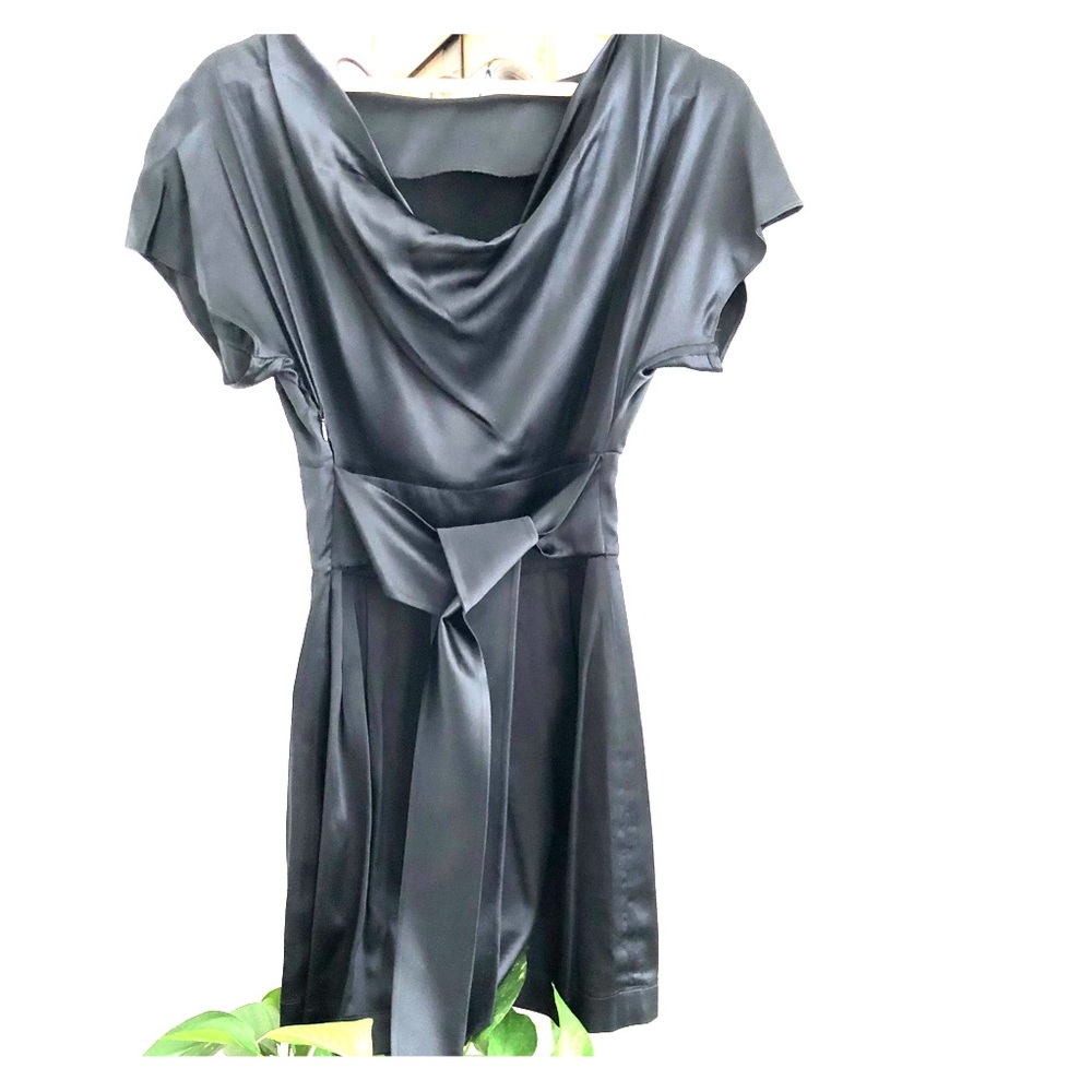 Silk black dress